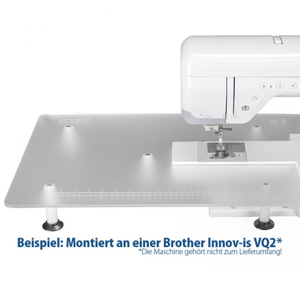 Anschiebetisch für Janome Skyline Serie S3-S7 (Acryl/ 600 x 400 mm)