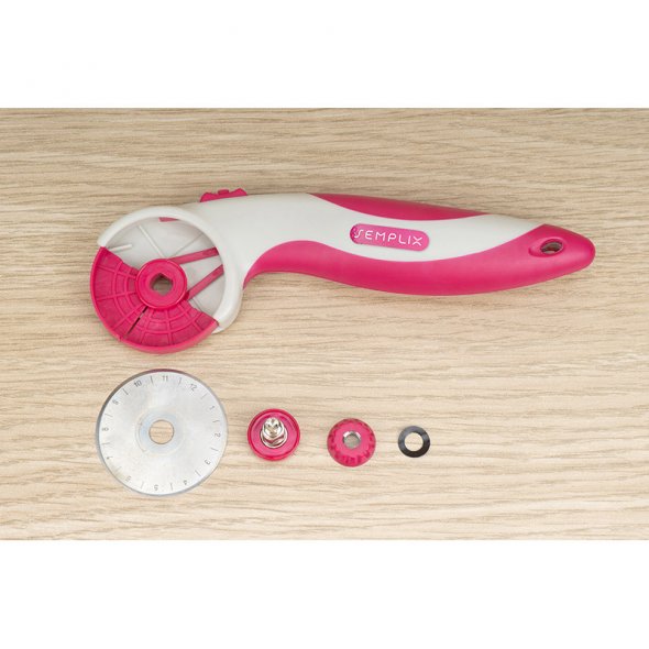 Semplix Rollschneider Maxi Soft Griff (45 mm/ grün)