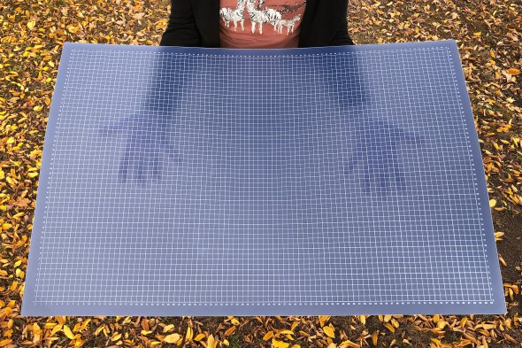 Schneidematte transparent A1 (90 x 60 cm Skalierung in cm einseitig)