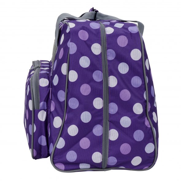 Semplix Nähmaschinentasche Polka Dots (lila/flieder)