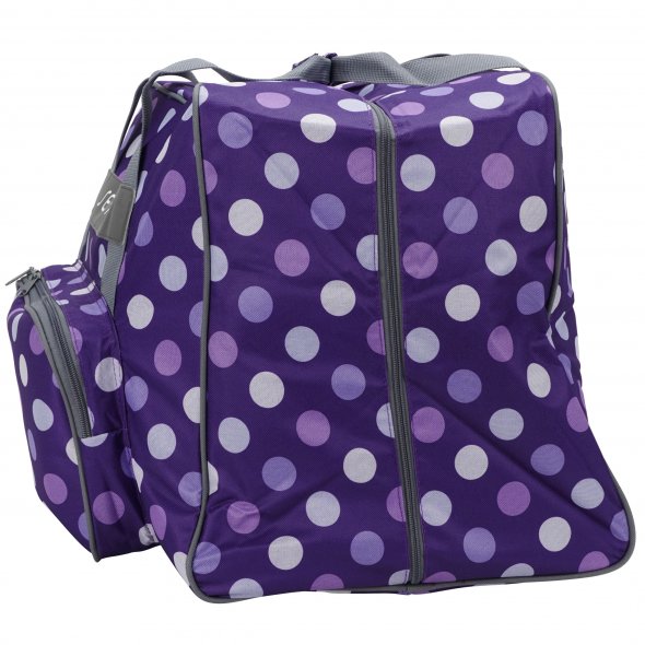 Semplix Overlocktasche-Coverlocktasche Polka Dots (lila/flieder)