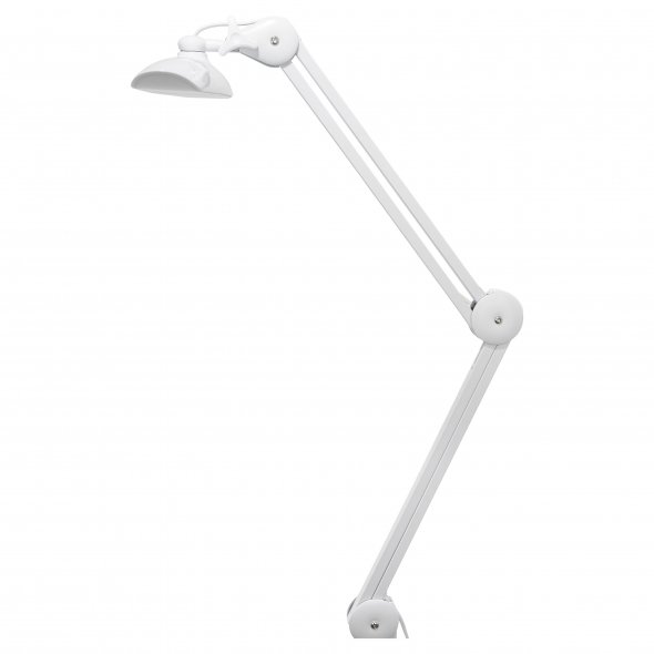 Semplix LED Arbeitslampe Tischlampe weiß (182 LED/ 3 Farben/ dimmbar/ Tischklemme)
