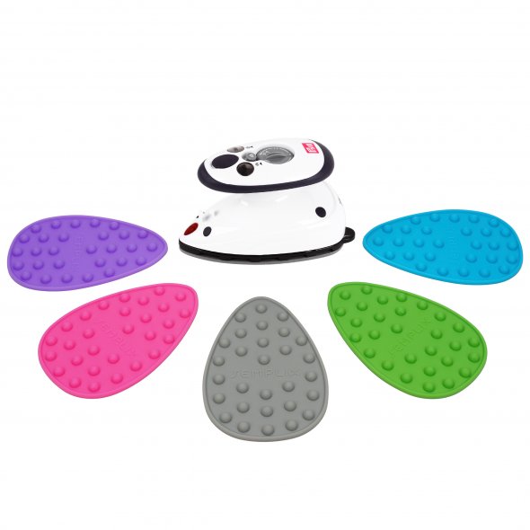 Set Prym Mini Bügeleisen mit Semplix Silikonablage (grau)