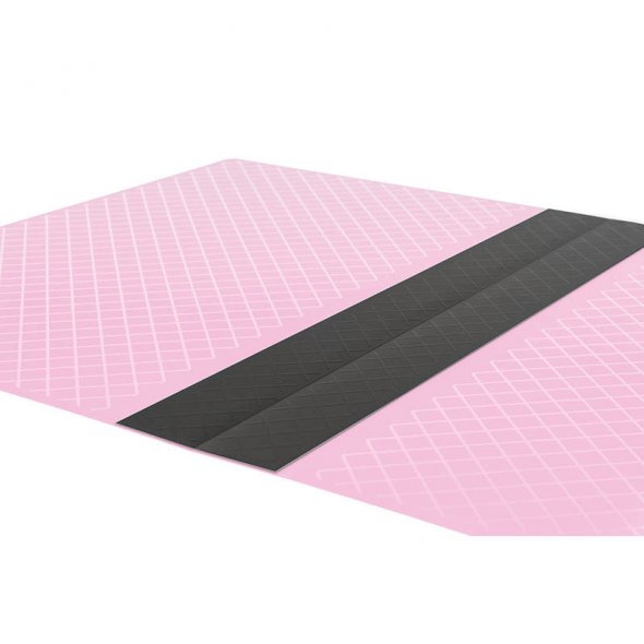 Semplix Faltbare Schneidematte rosa (45 x 30 cm/ Unterseite rutschhemmend) A3