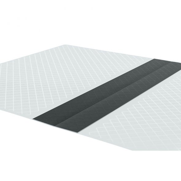 Semplix Faltbare Schneidematte hellgrau (45 x 30 cm/ Unterseite rutschhemmend) A3