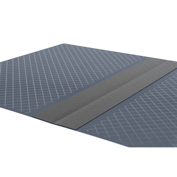 Semplix Faltbare Schneidematte grau (45 x 30 cm/ Unterseite rutschhemmend) A3