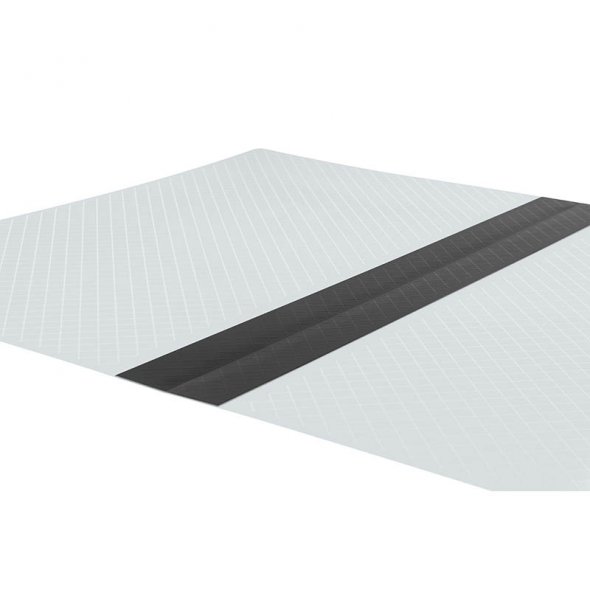 Semplix Faltbare Schneidematte hellgrau (60 x 45 cm/ Unterseite rutschhemmend) A2