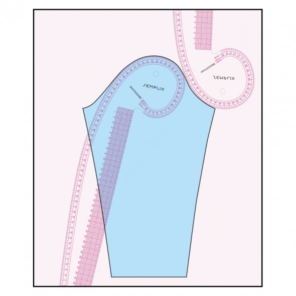 Semplix Kurvenlineal French Curve Ruler