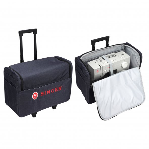 Singer Trolley, Rollkoffer Jeansfarbe (B 50 cm x H 33 cm x T 22 cm)