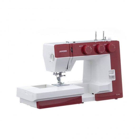 Janome 1522RD Mechanische Nähmaschine (rot)