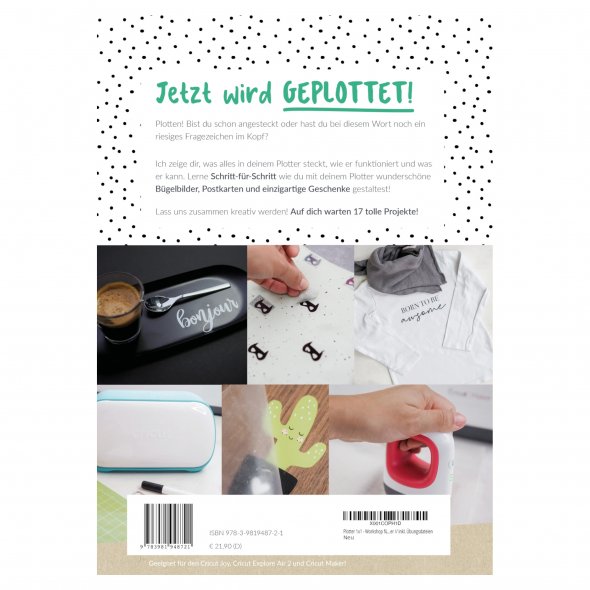 Plotter 1x1 Softcover Buch - Workshop für den Einstieg mit dem Cricut Plotter