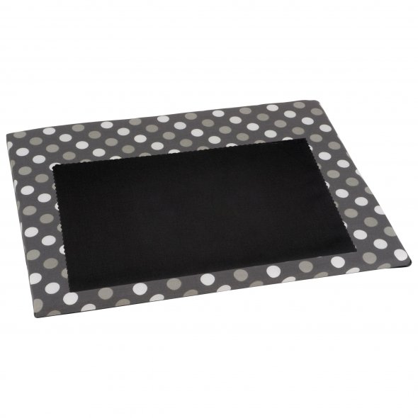Semplix Bügelunterlage grau + Mini Silikon Bügeleisenablage grün