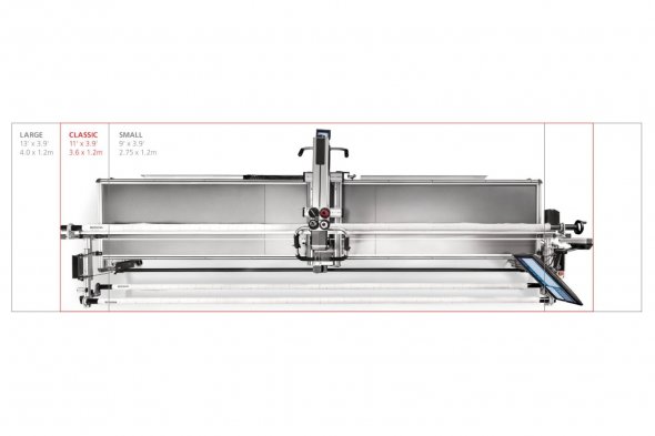 Bernina Q 20 Langarm Quiltmaschine mit 10 Fuß Studio Quiltrahmen