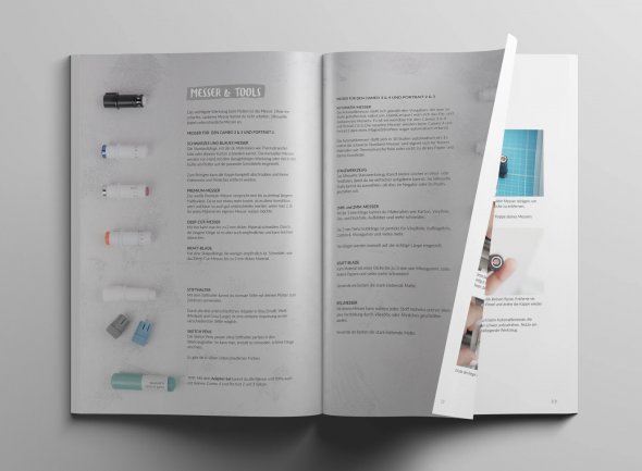 Plotter 1x1 Softcover Buch - Workshop für den Einstieg mit dem Silhouette Plotter