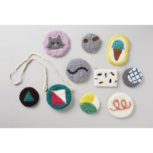 Clover Punch Needle-Stickrahmen (Ø 18 cm)