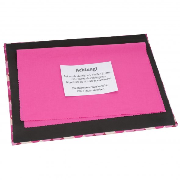 Semplix Bügelunterlage Diamond Design beere/rosa (40 x 30 cm)
