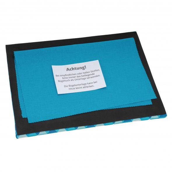 Semplix Bügelunterlage Diamond Design petrol/türkis (40 x 30 cm)
