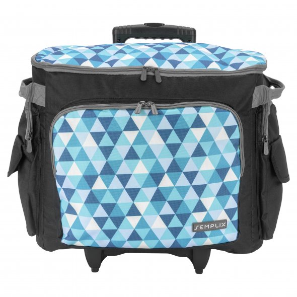 Semplix Nähmaschinentrolley Diamond Crystal (petrol/türkis)