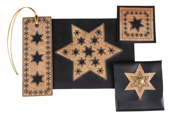 Nähwelt Flach Stickmuster USB CutWork III "Kork - Leder - Filz" (24 Stickmotive)