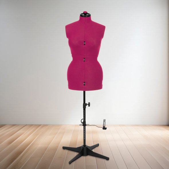 Schneiderpuppe/Schneiderbüste Supa Fit "M" (verstellbar / pink)