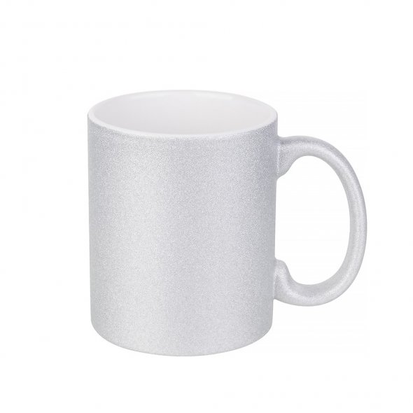 Sublimations-Tasse Glitter (330 ml / farbig)