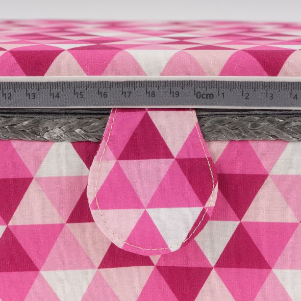 Semplix Nähkorb Diamond (beere/rosa)