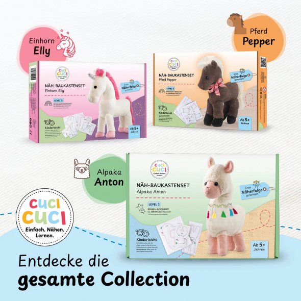 cuci cuci Nähbaukastenset "Herz Liebling"