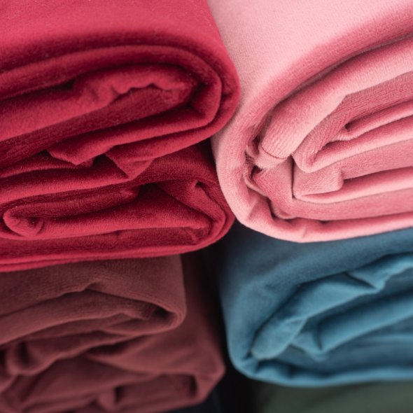Nickistoff Velvet (100 x 150 cm / verschiedene Farben / 100% Polyester)