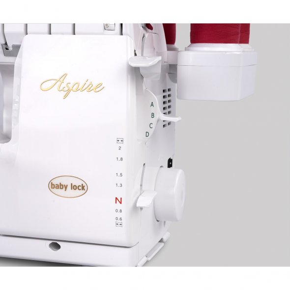 baby lock Aspire Coverlock mit Lufteinfädelung