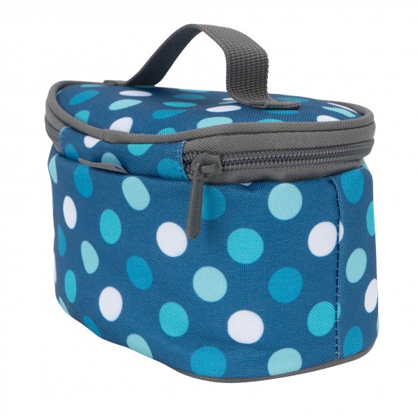 Semplix Soft-Reisebügeleisentasche Polka Dots petrol
