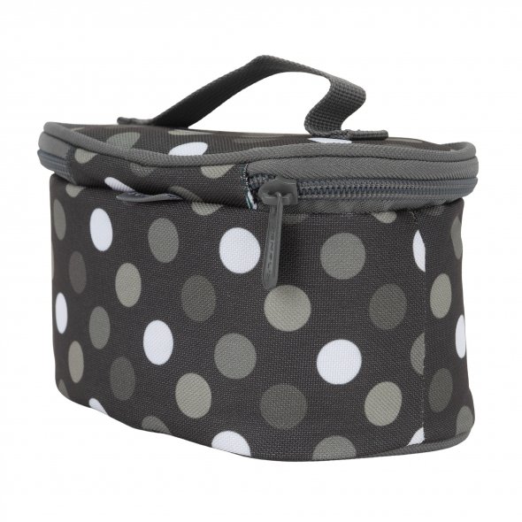 Semplix Soft-Reisebügeleisentasche Polka Dots anthrazit