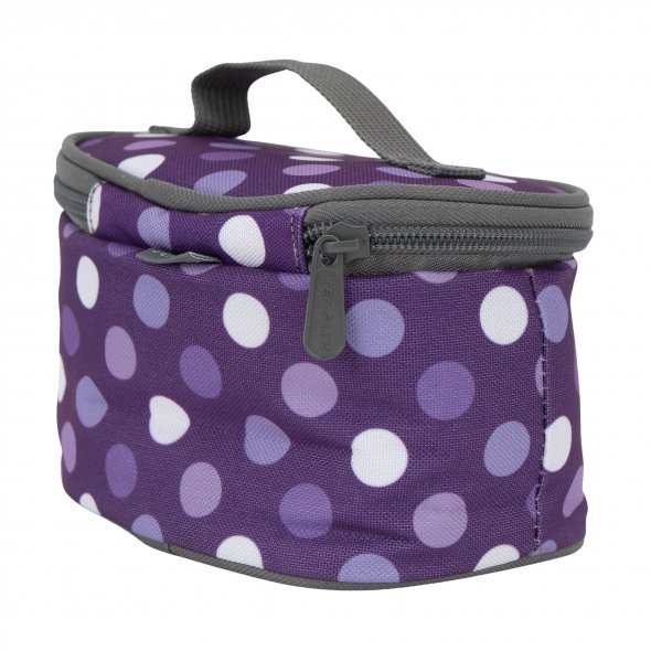 Semplix Soft-Reisebügeleisentasche Polka Dots purple