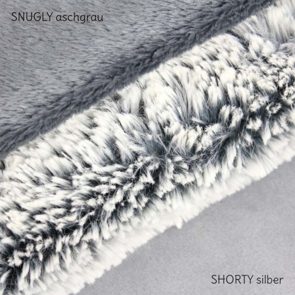 Kullaloo Zottelplüsch SHAGGY Dip Dye (Meterware / 15 mm Florlänge / SuperSoft / Stoff): 1,0m