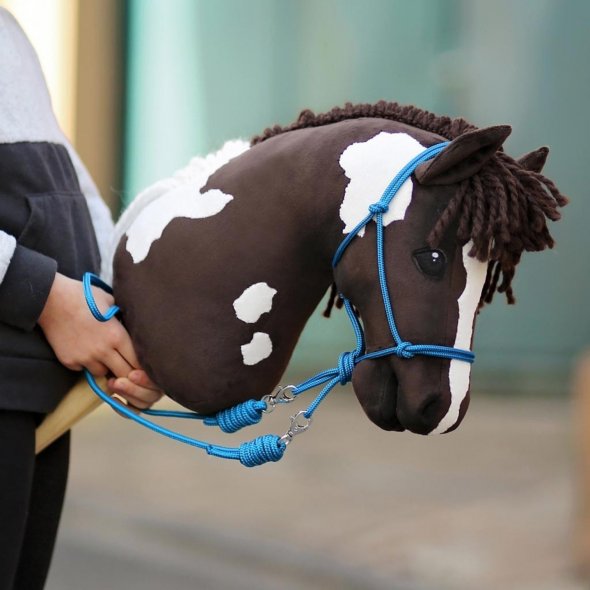 Kullaloo Hobby Horse Halfter Material-Set aqua/pink