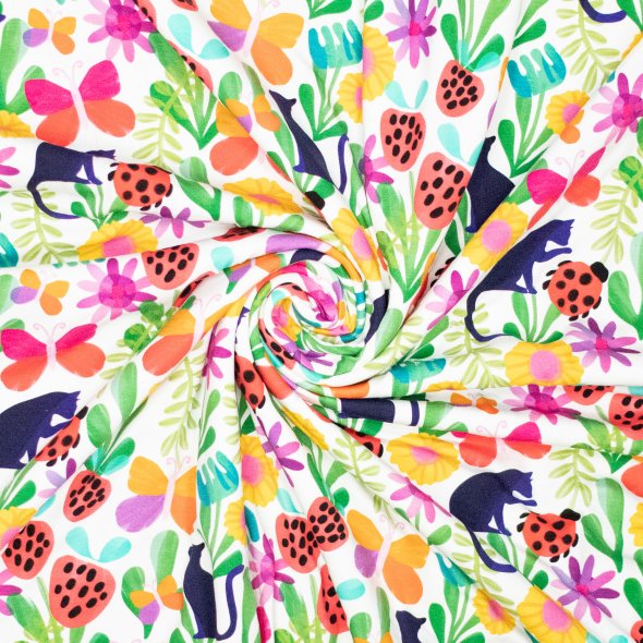 Baumwoll-Stoff Jersey Sommer Design by Karina+Kind