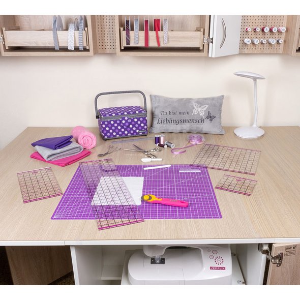 Semplix Schneidematte pink-lila (60 x 45 cm/ 24 x 18 inch) A2