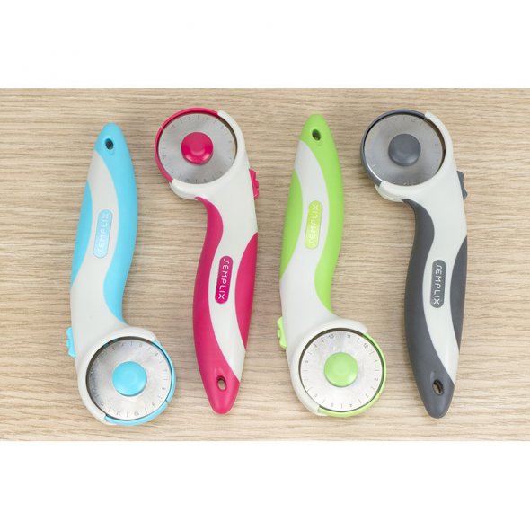 Semplix Rollschneider Maxi Soft Griff (45 mm/ grau)