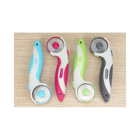Semplix Rollschneider Maxi Soft Griff (45 mm/ blau)