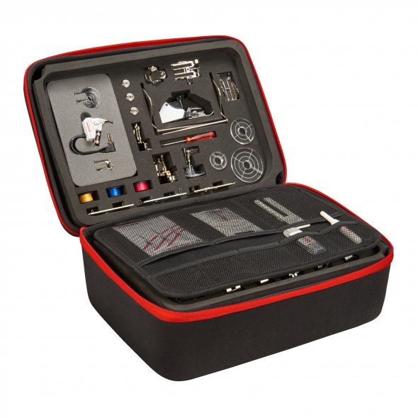 Bernina Zubehörkoffer (ohne Zubehör/ 3 Einsätze/ 33 x 15 x 25 cm/ schwarz)
