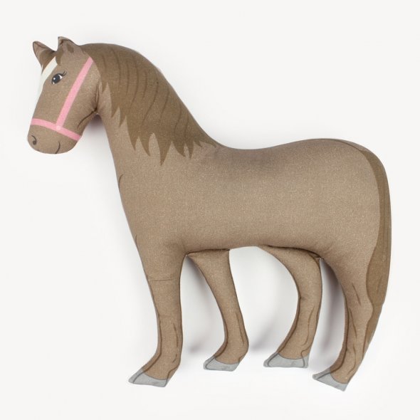 Kullaloo Cut & Sew Panel "HORSE LOVE" (80 x 155 cm)
