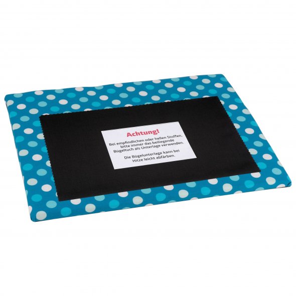 Semplix Bügel-Set mit Mini-Bügeleisenablage türkis/türkis