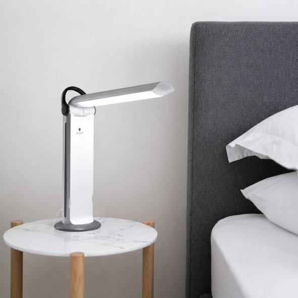 Daylight Twist 2 klappbare LED Tageslichtleuchte (weiß/ grau)