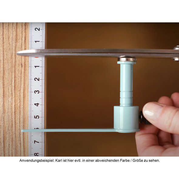 Kleiner Karl - Zuschneidehilfe (versch. Farben/ Aluminium/ pulverbeschichtet)