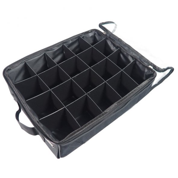 Phönix Garntasche für 20 Overlock Konen (36 x 29 x 10 cm/ schwarz)