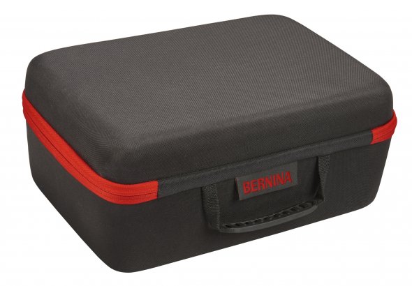 Bernina Zubehörkoffer Overlock (ohne Zubehör/ 3 Einsätze/ 33x15x25 cm/ schwarz)