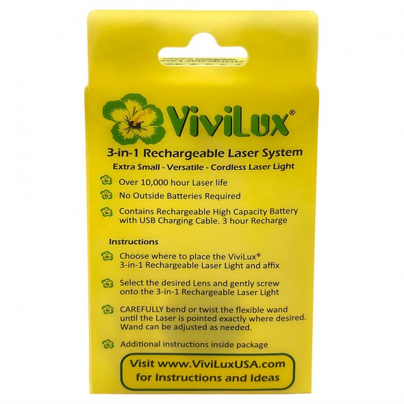 ViviLux 3-in-1 Markier-Laser-System (grün / wiederaufladbar / magnetisch)