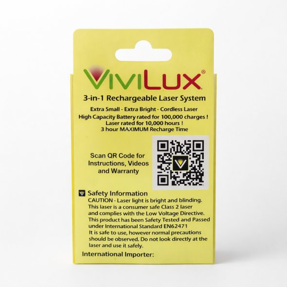 Vivilux 3-in-1 Laser System (USB / grün) zum Nähen und Basteln