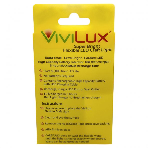 Vivilux LED Licht flexibel (extra hell) zum Nähen und Basteln