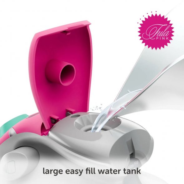 oliso x Tula Pink M3Pro Mini Projekt-Dampf-Bügeleisen (pink)