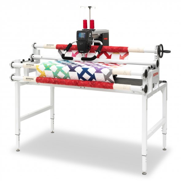Bernina Q 20 Langarm Quiltmaschine mit 5-Fuß Studio Quiltrahmen